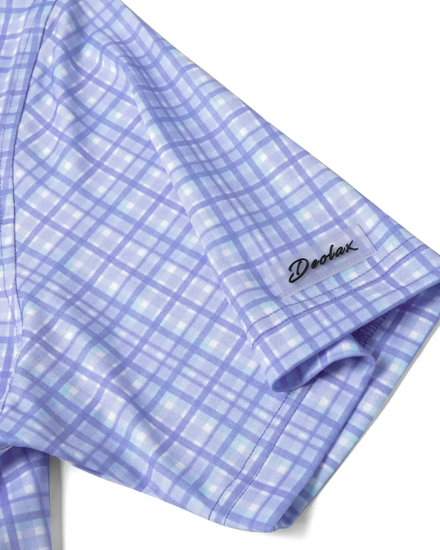 Checked Polo - Blue