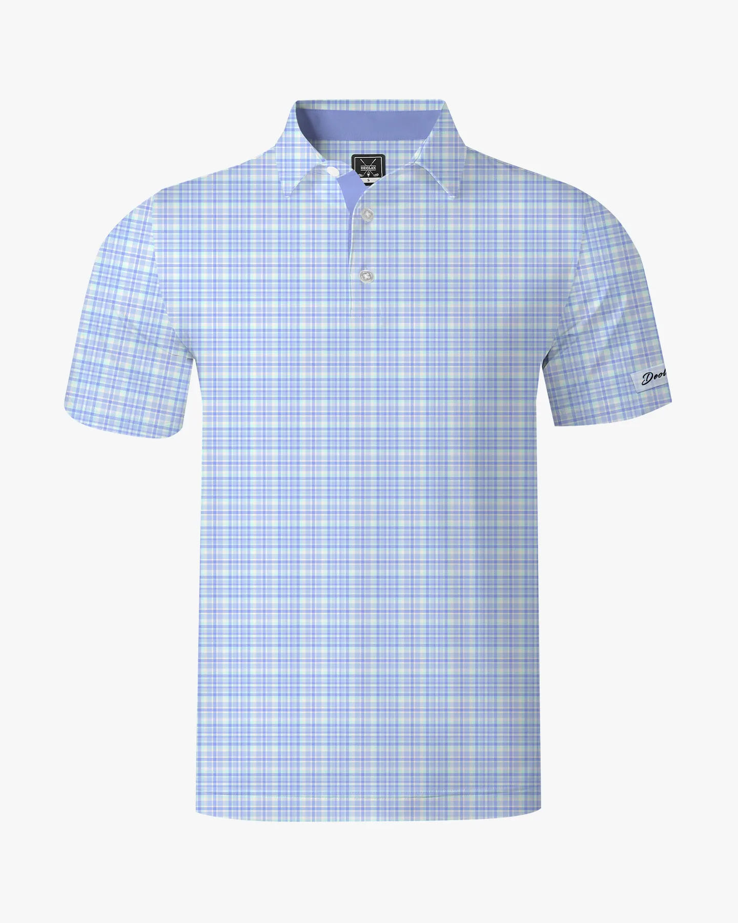 Checked Polo - Blue - Deolax