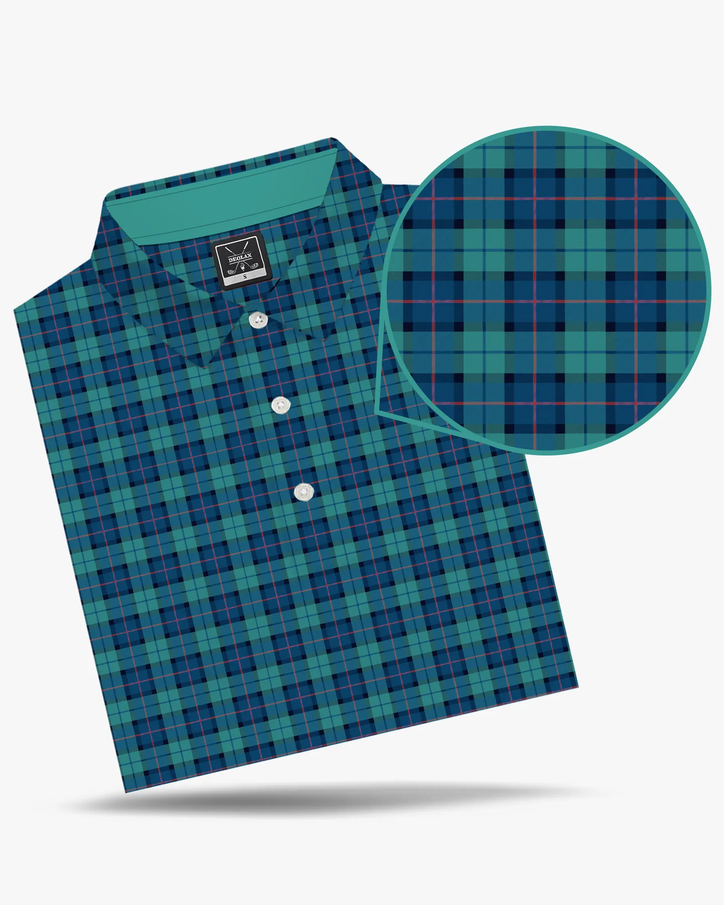 Checked Polo - Green