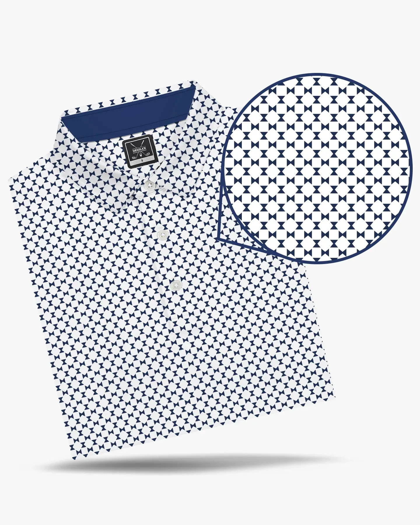 Geo Print Polo - Deolax