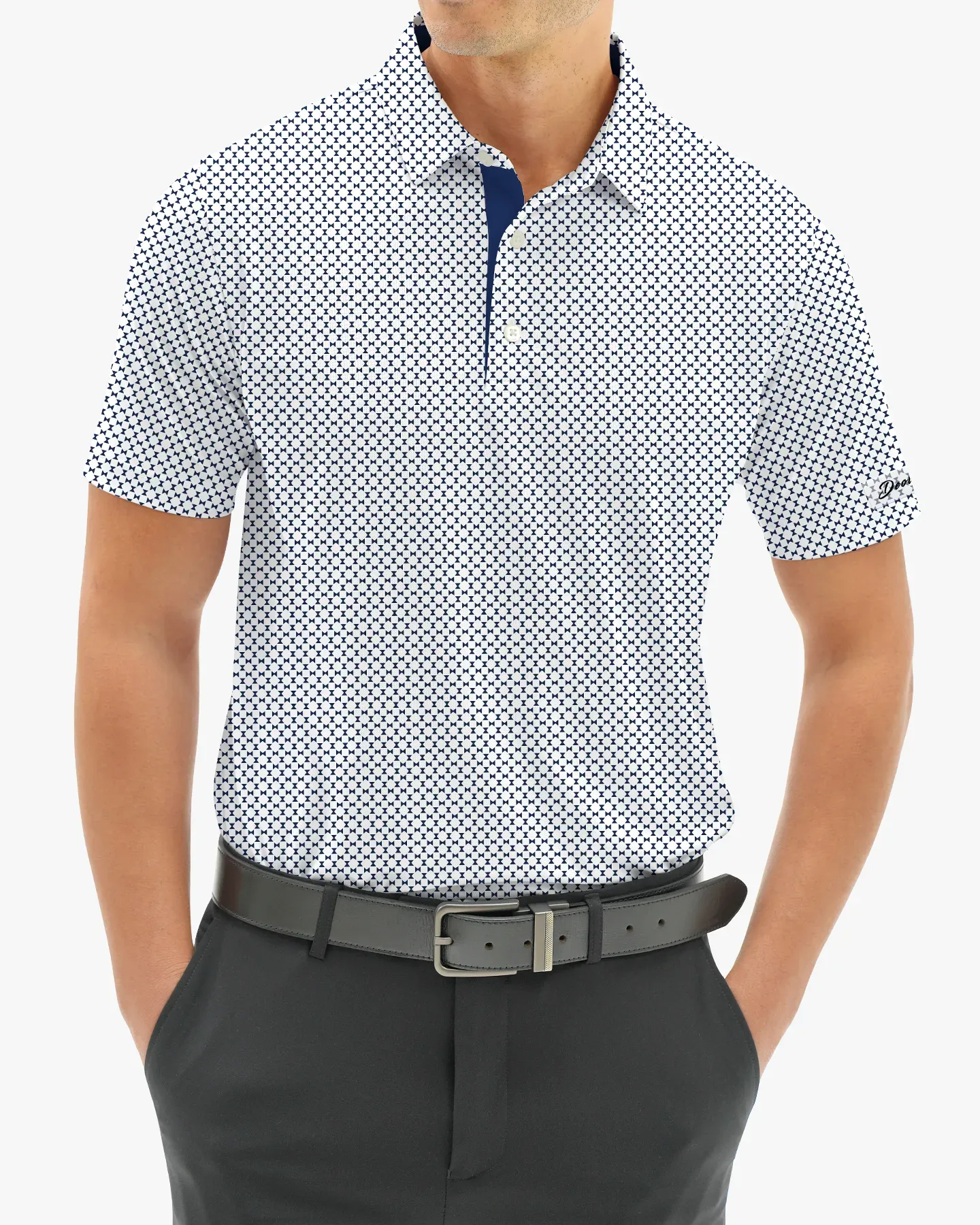  Geo Print Polo - Deolax