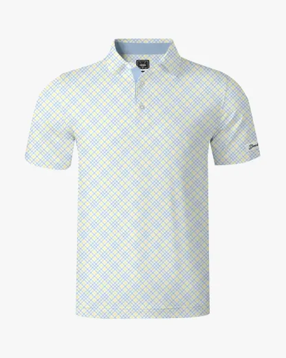 Checked Polo - Yellow - Deolax