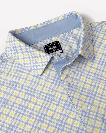 Checked Polo - Yellow