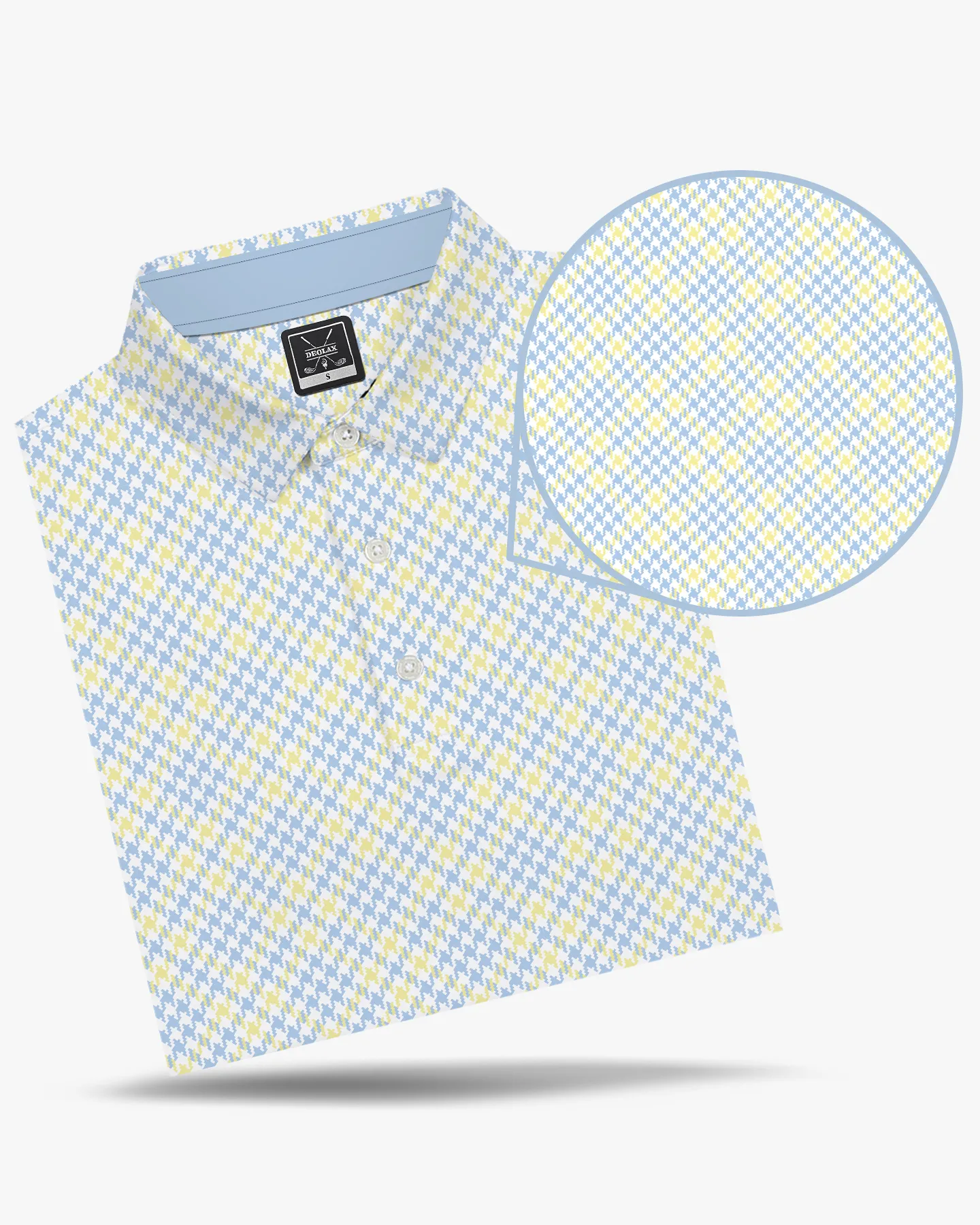 Checked Polo - Yellow - Deolax