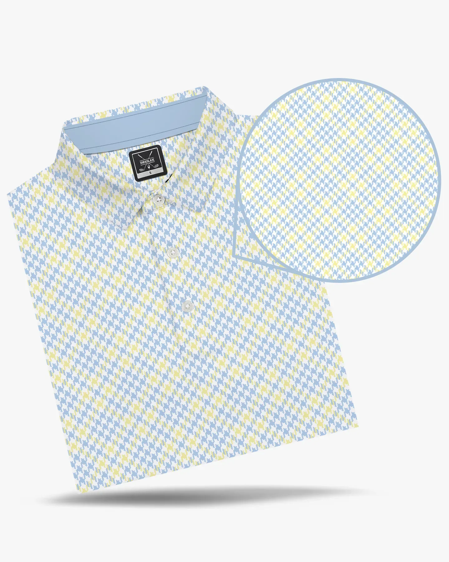 Checked Polo - Yellow - Deolax