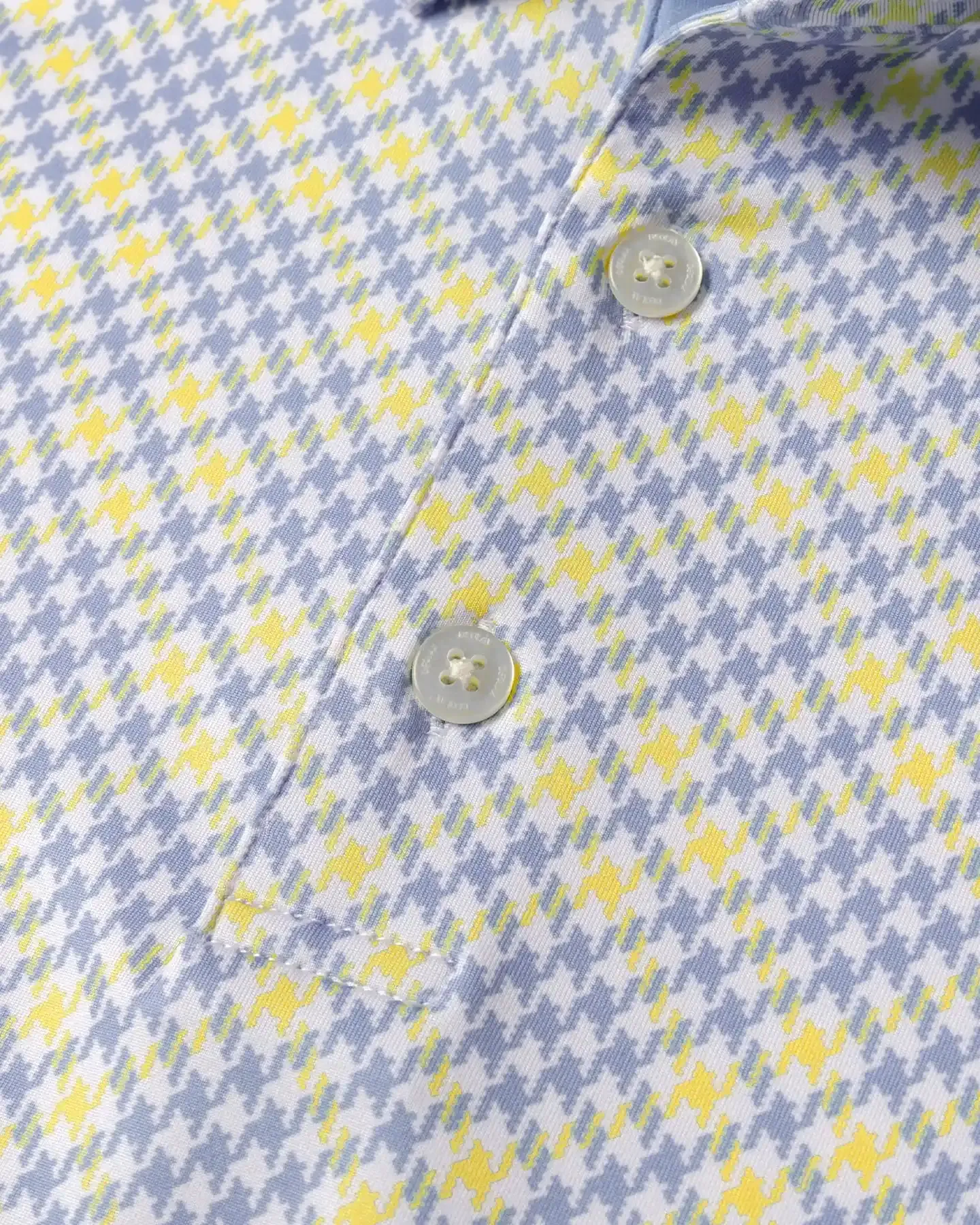 Checked Polo - Yellow