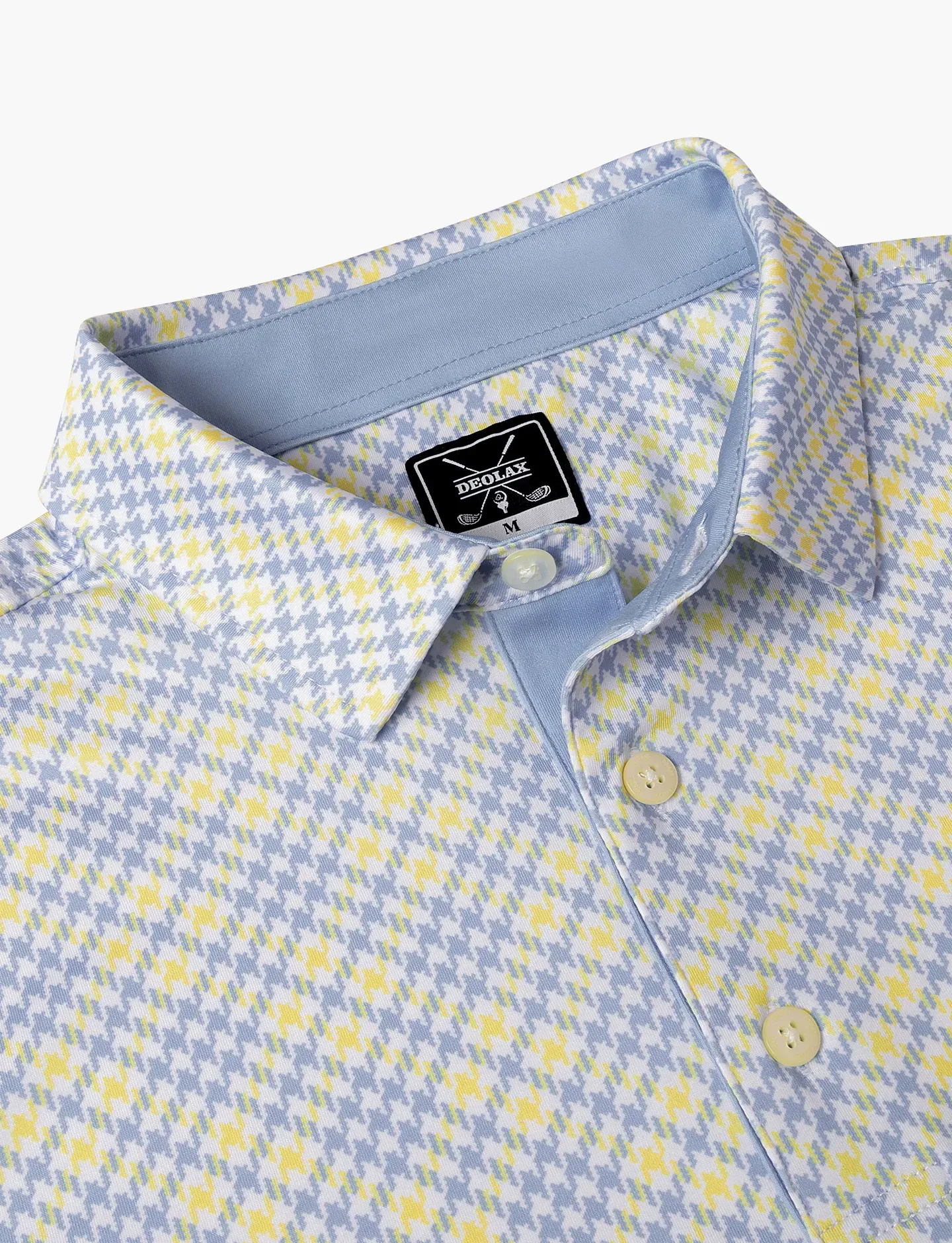 Yellow Checked Polo - Deolax