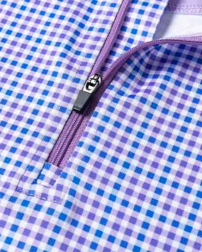 Checked Quarter Zip - Deolax