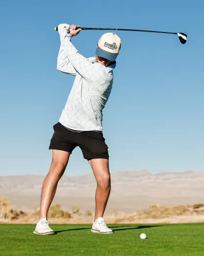 Checked Quarter Zip - Yellow