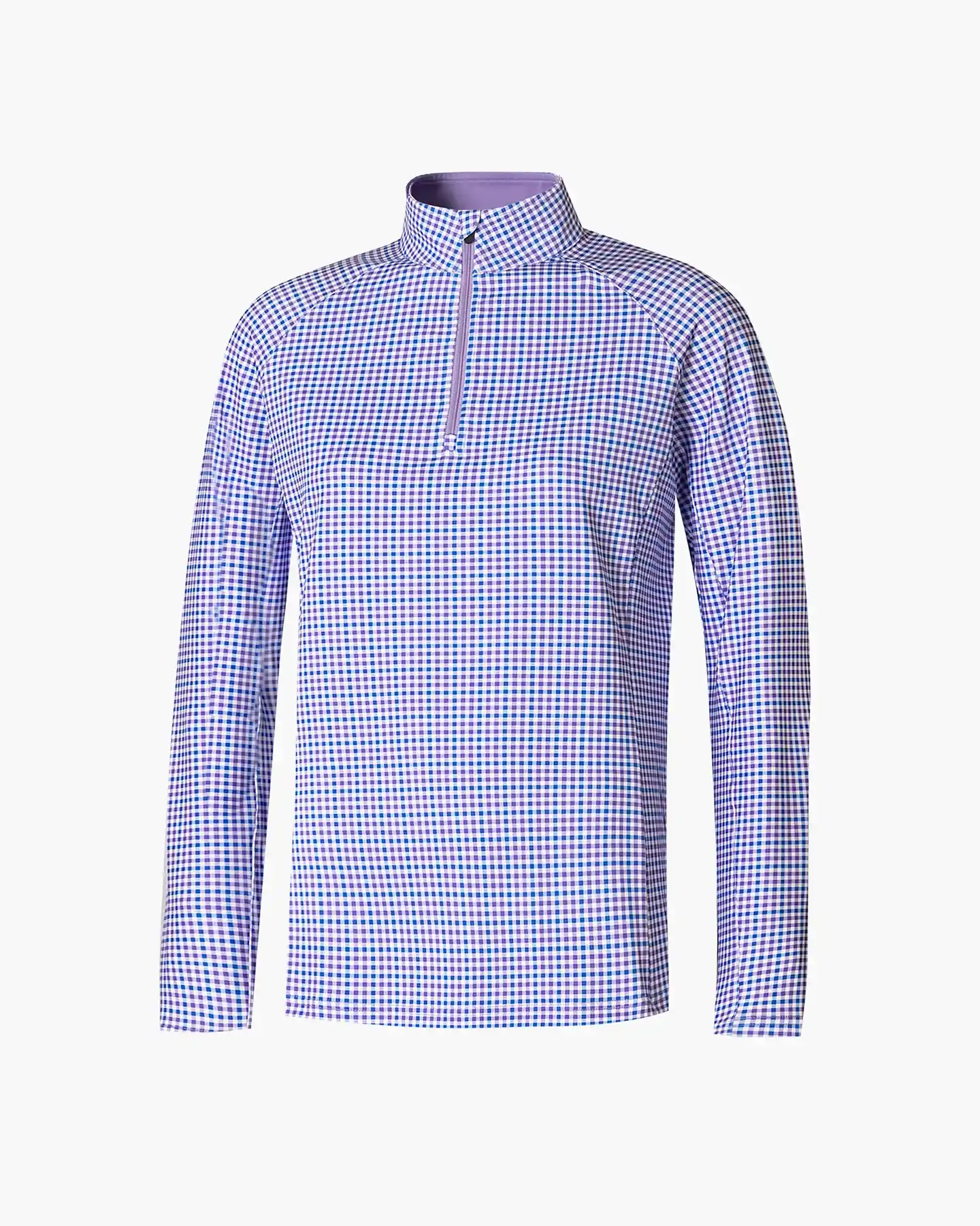 Checked Women's Quarter Zip