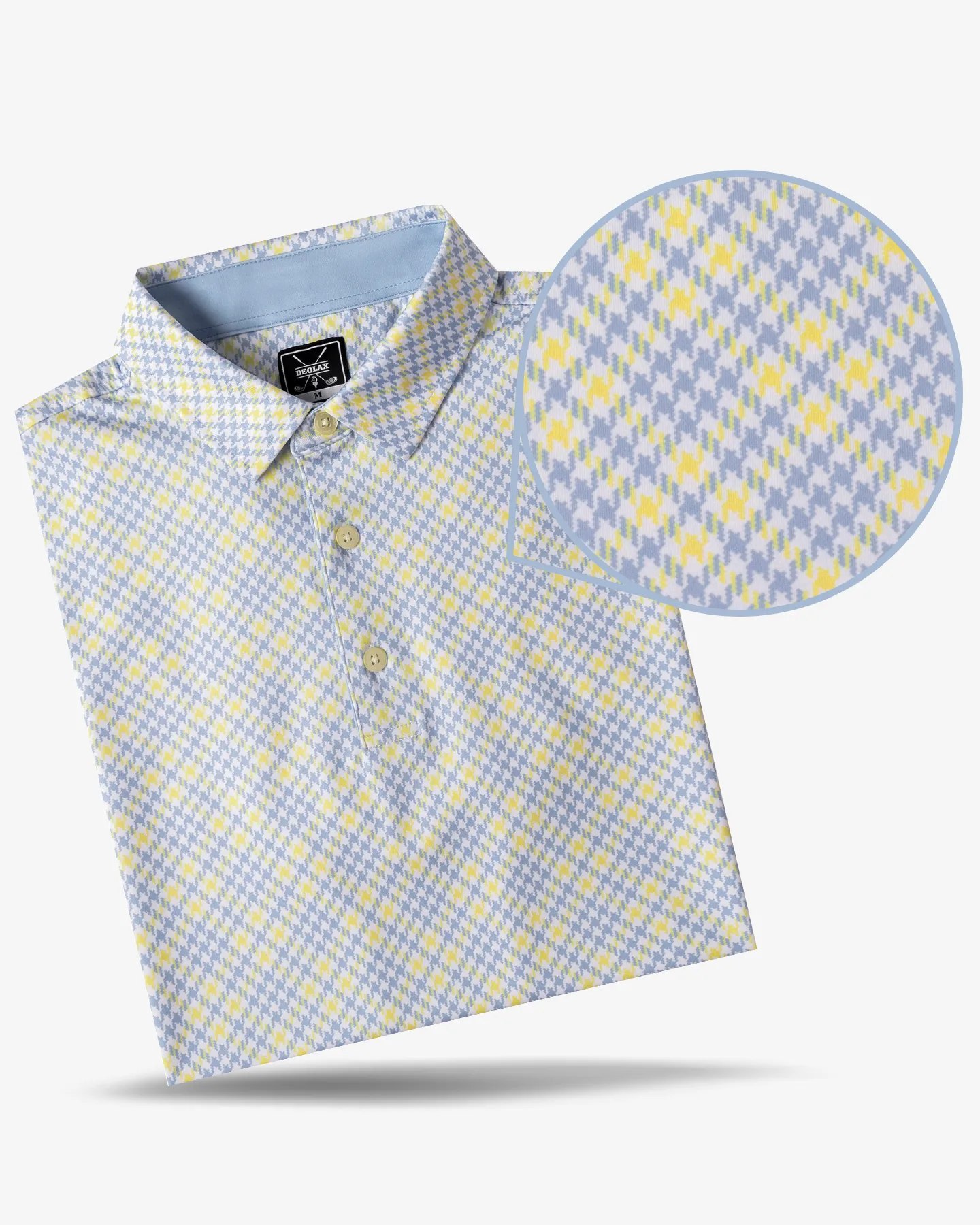 Checked Polo - Yellow