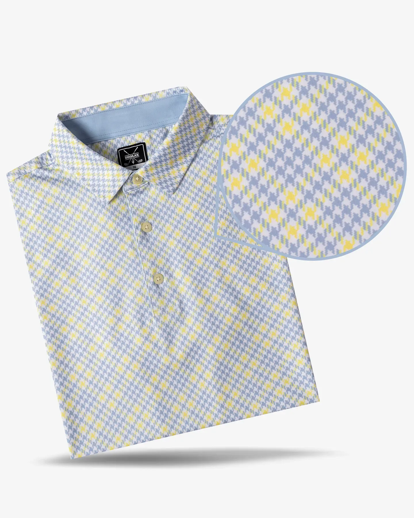 Checked Polo - Yellow