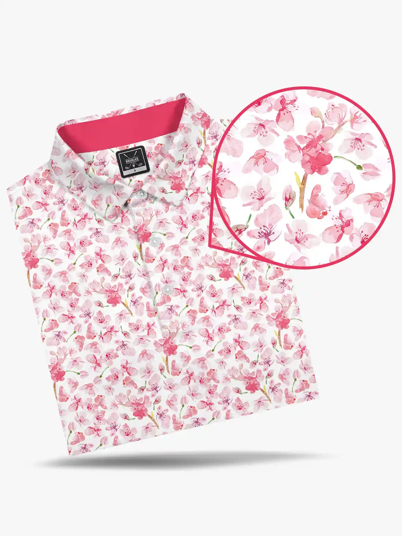  Cherry Hills Floral Golf Polo - Deolax