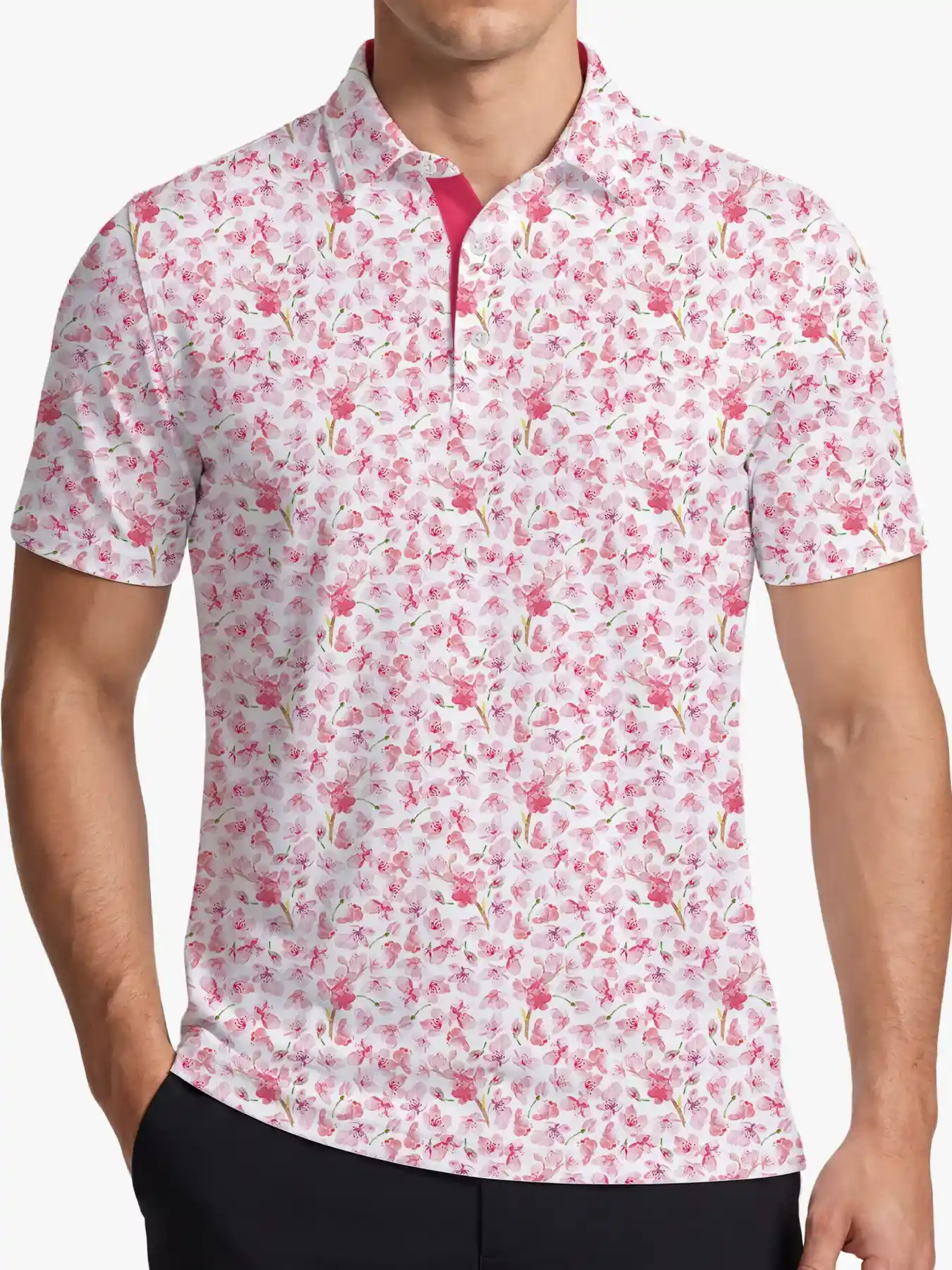  Cherry Hills Floral Golf Polo - Deolax