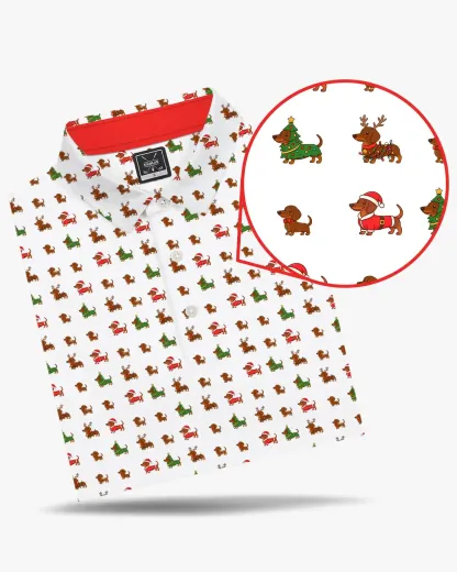 Christmas Dachshund Polo - Deolax
