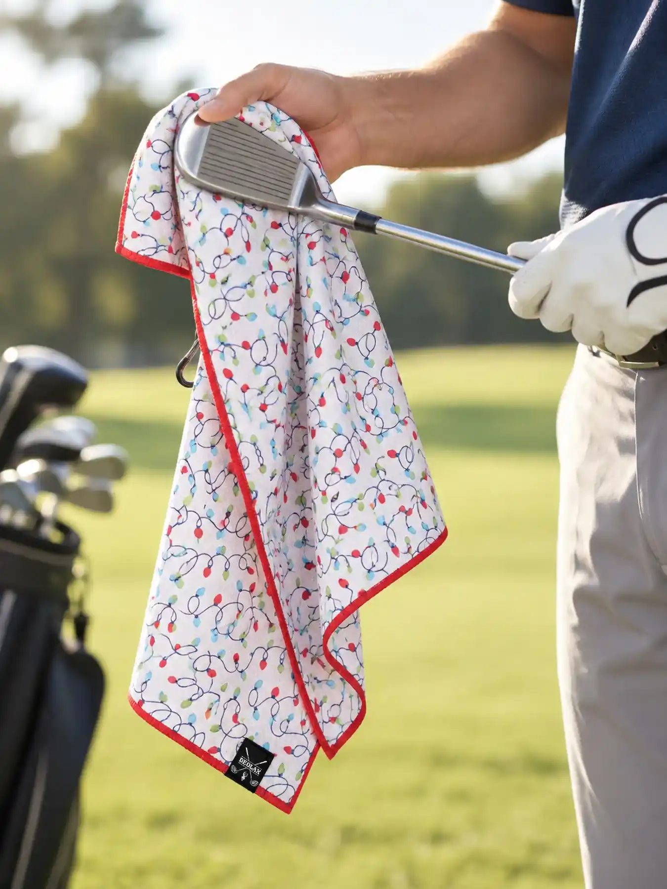 Christmas Light Golf Towel