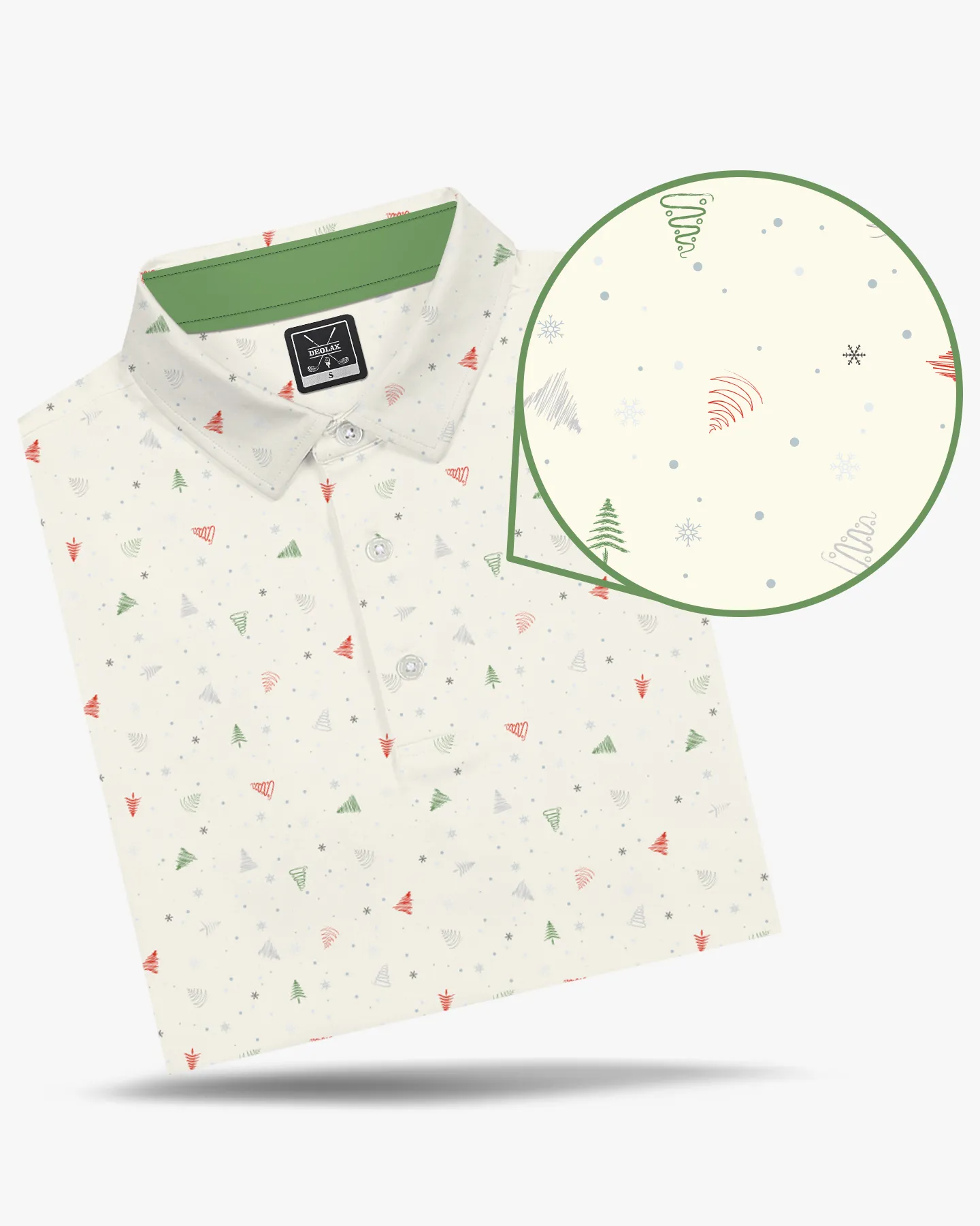 Christmas Tree Golf Polo - Deolax