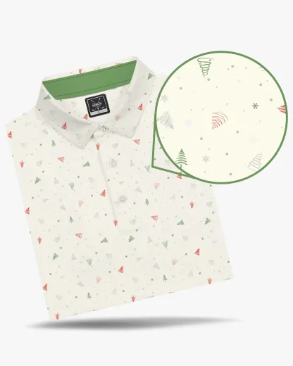 Christmas Tree Golf Polo - Deolax