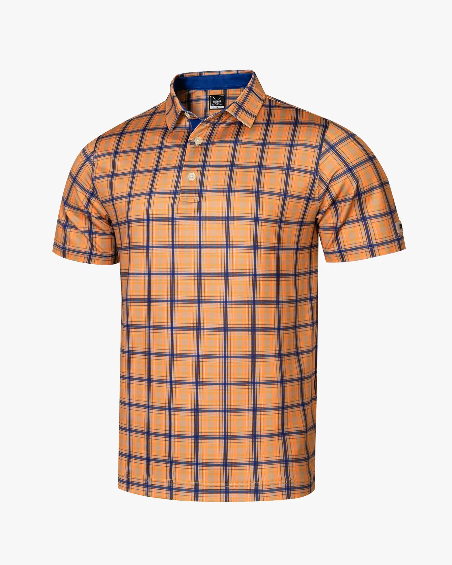 Checked Polo - Citrus 