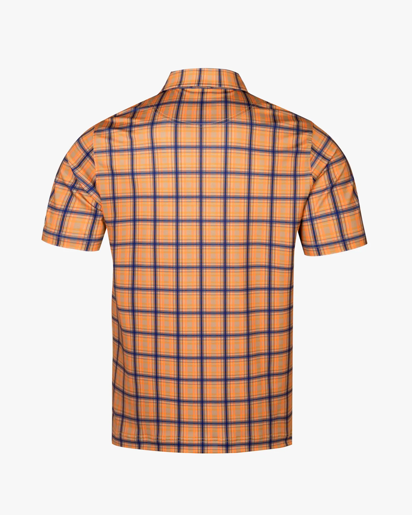 Checked Polo - Citrus 