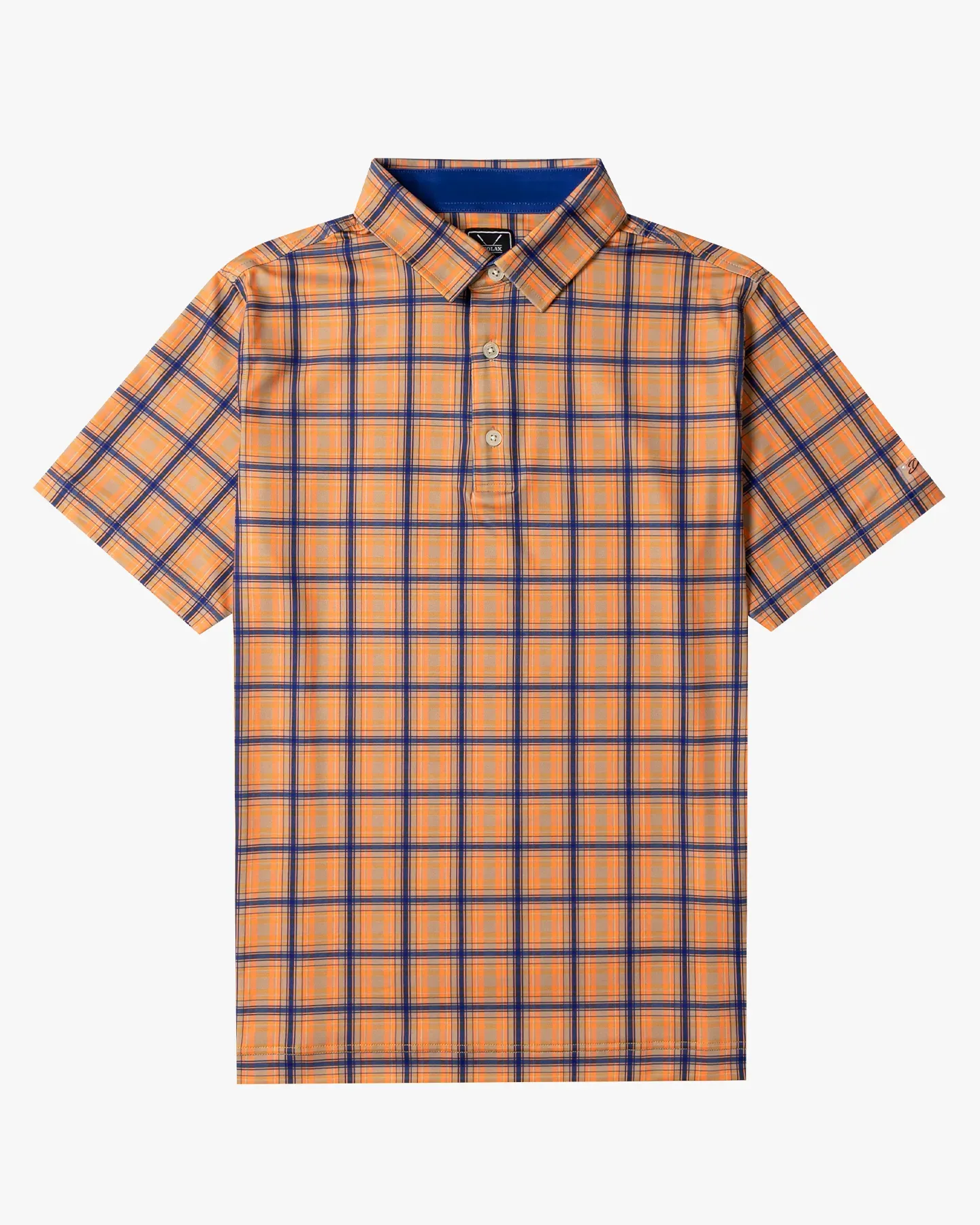 Checked Polo - Citrus 