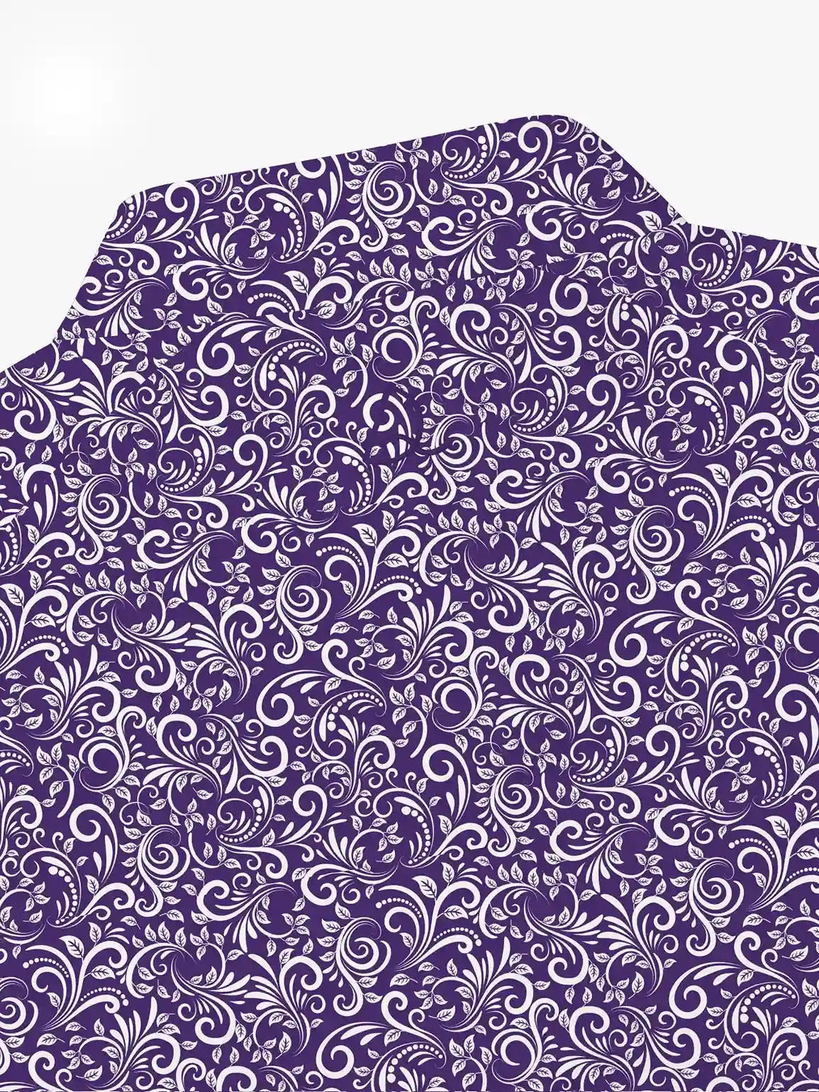 Classic Purple Paisley Quarter Zip - Deolax