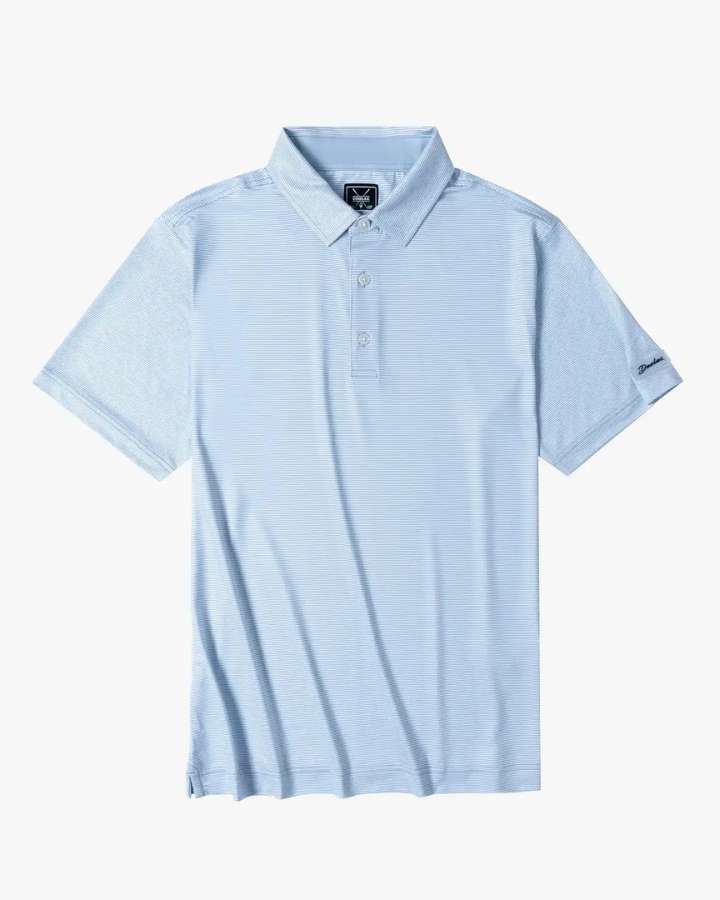 Club Pinstripe Performance Polo