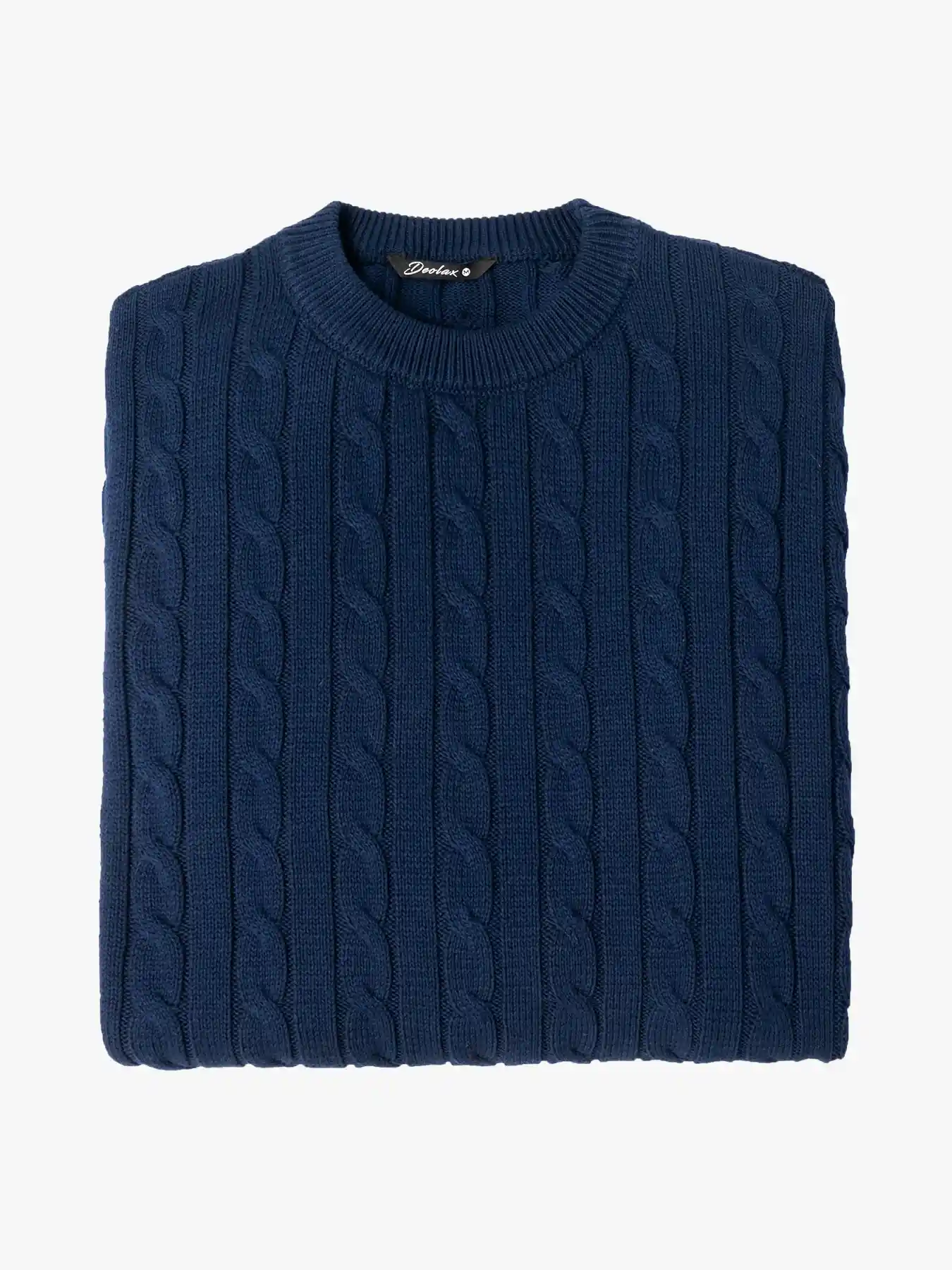 Clubhouse Cable-Knit Cotton Sweater - Deolax