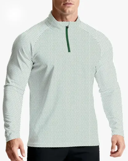 Green Clubhouse Quarter Zip - Deolax