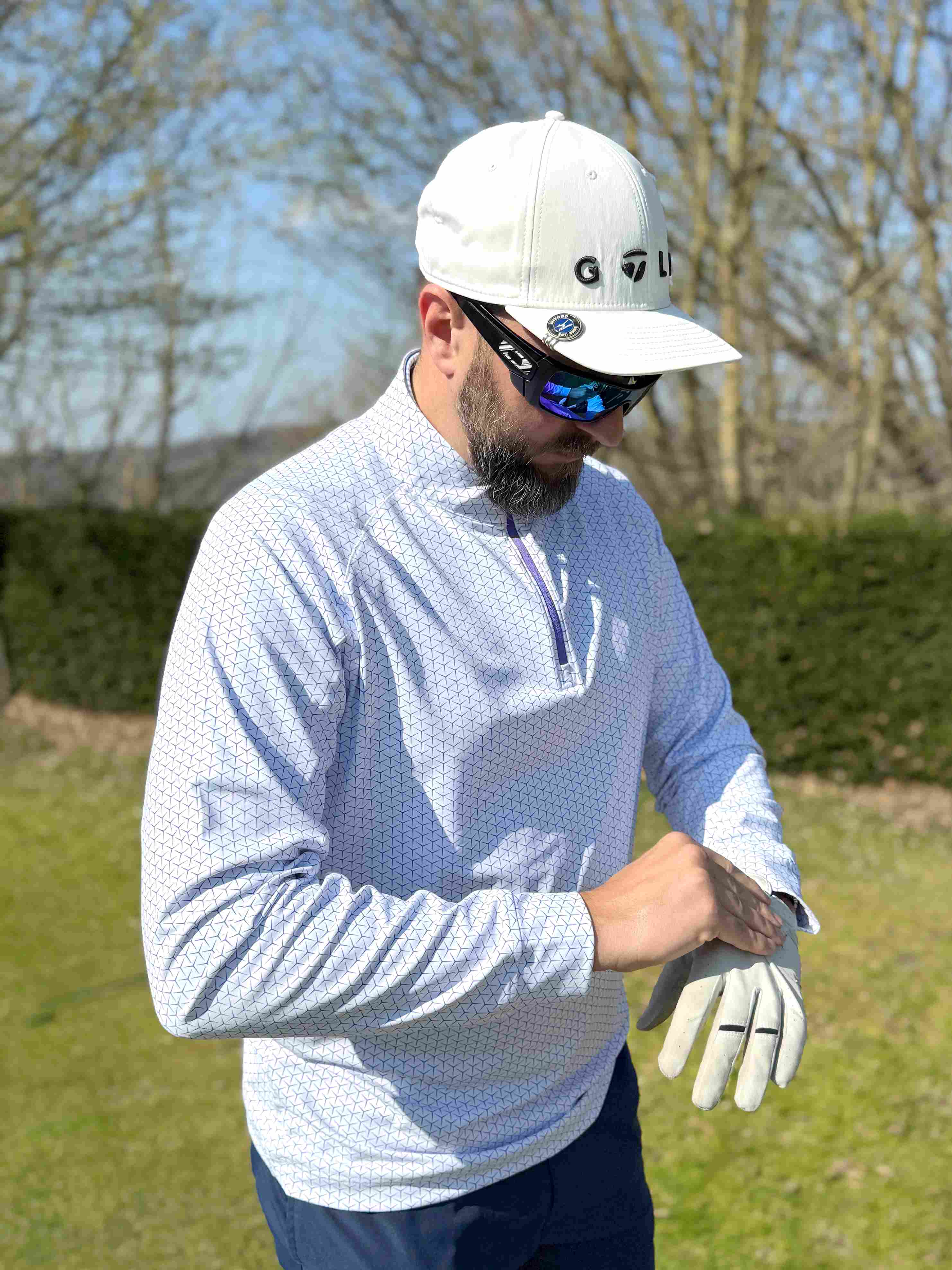 Clubhouse Quarter Zip - Purple