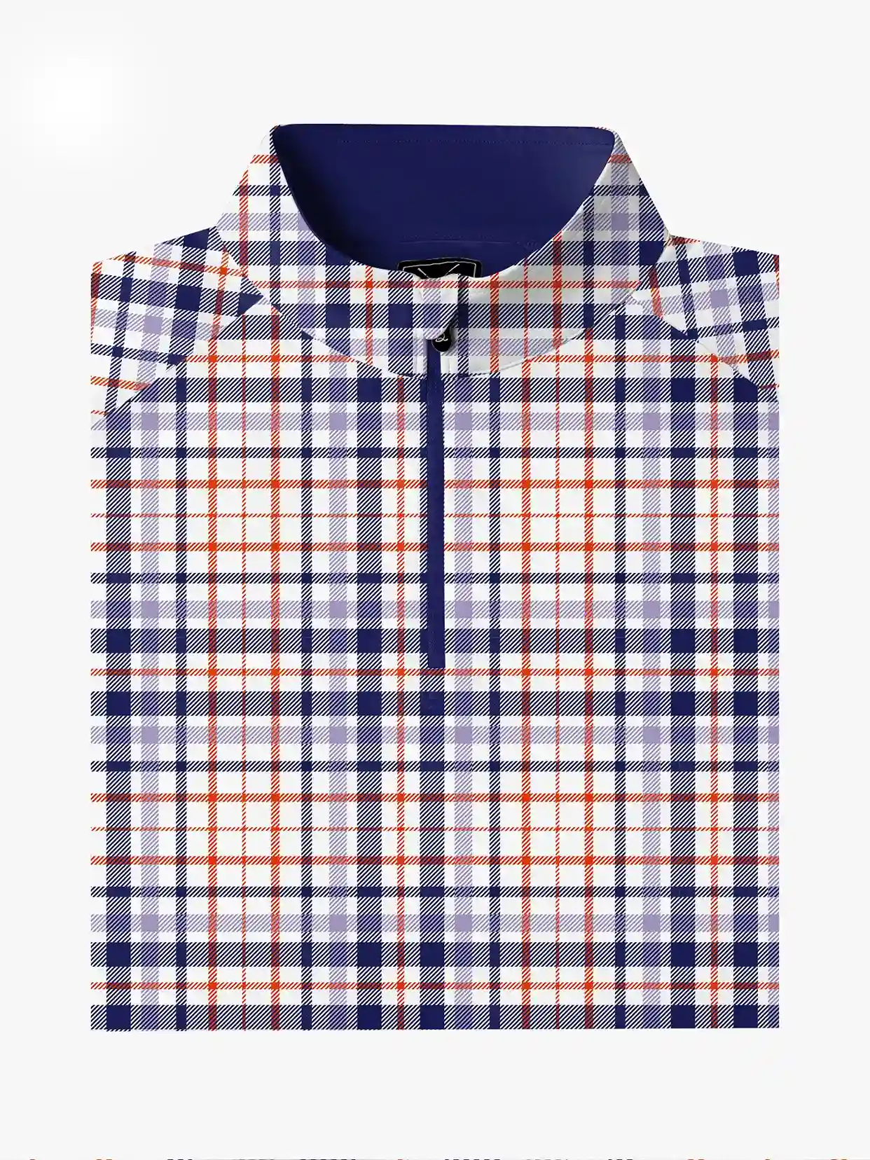 Clubhouse Tattersall Plaid Quarter Zip - Deolax