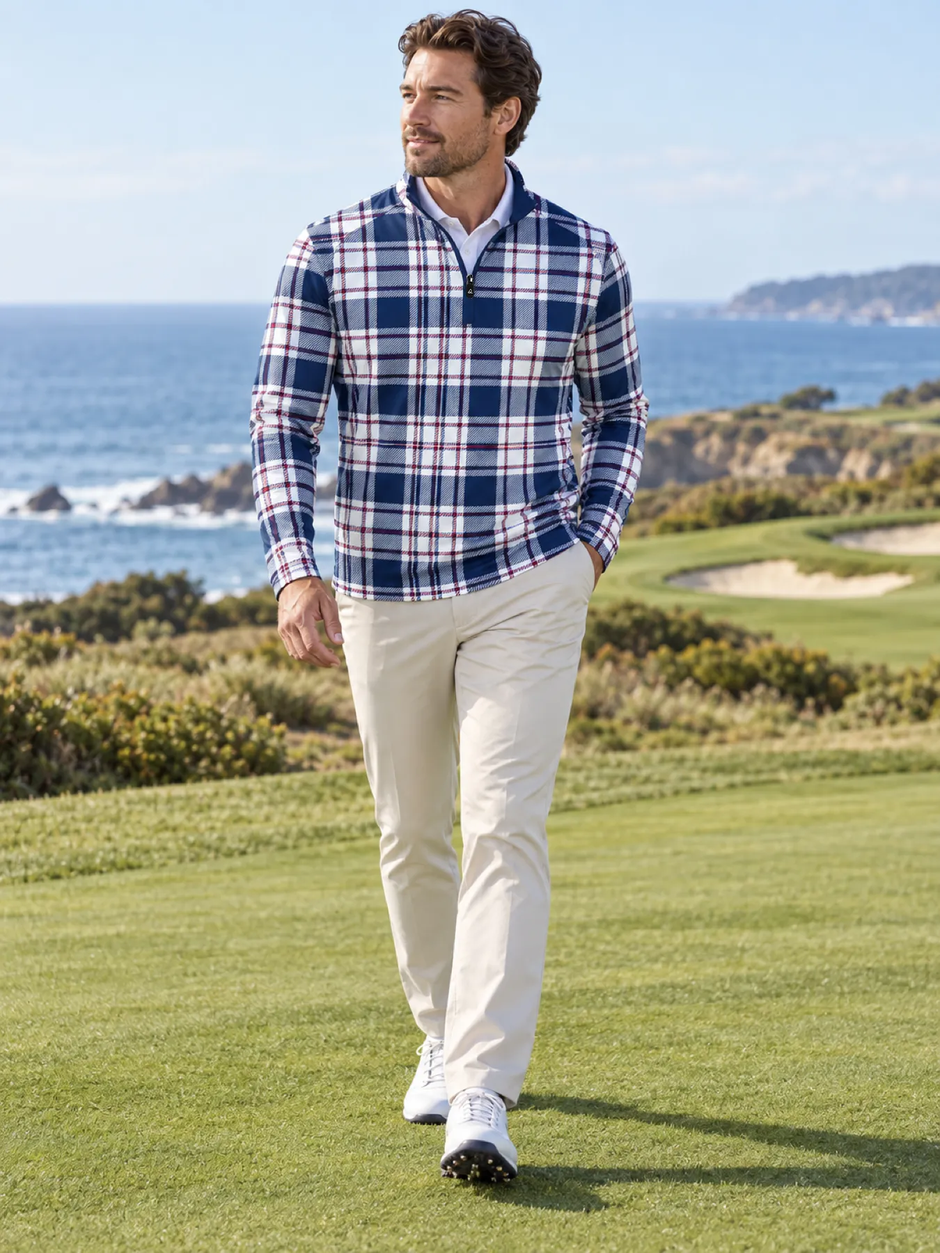 Coastal Cottage Quarter Zip