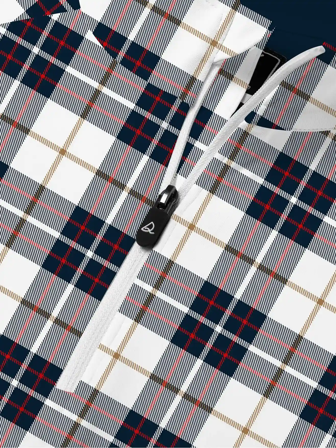 Coastal Fairway Plaid Quarter Zip - Deolax