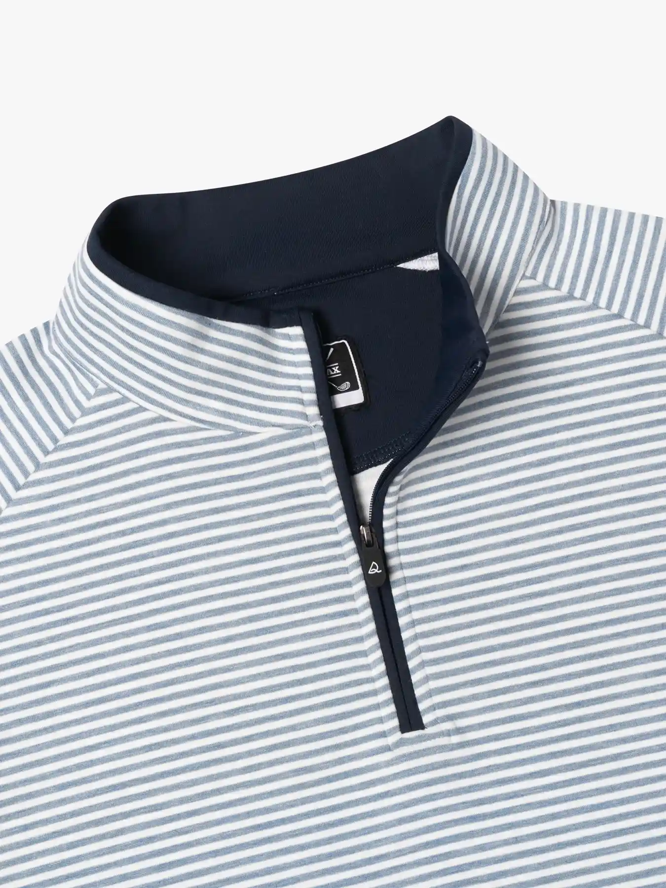 Coastal Micro-Stripe 1/4 Zip - Deolax