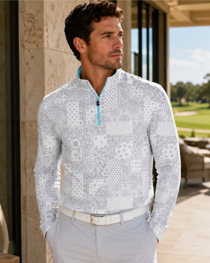 Coastal Vintage Quarter Zip