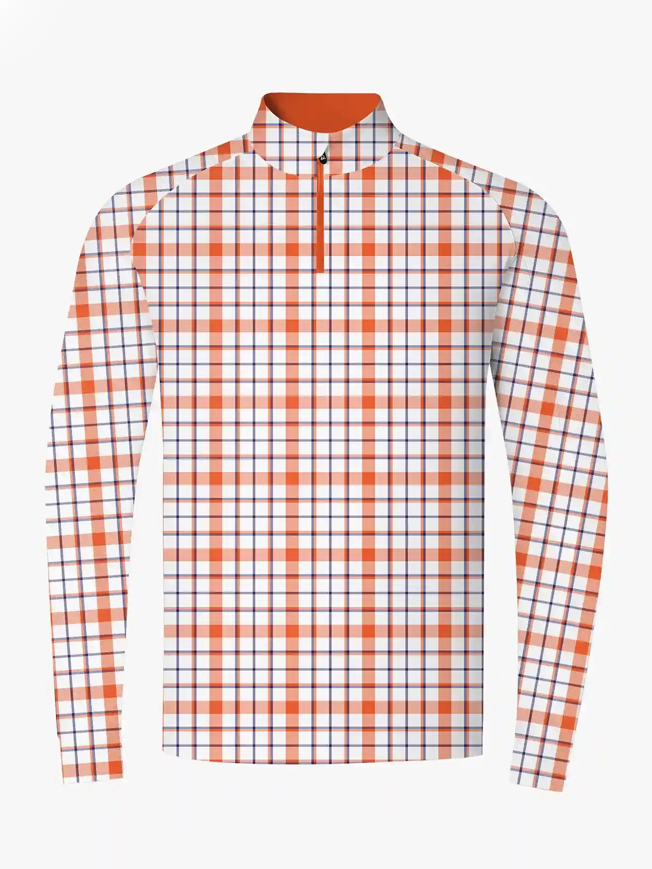 Country Club Plaid Quarter Zip - Deolax