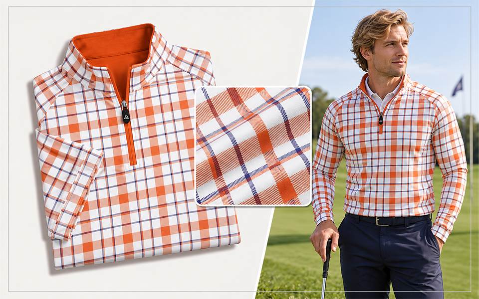 Country Club Plaid Quarter Zip