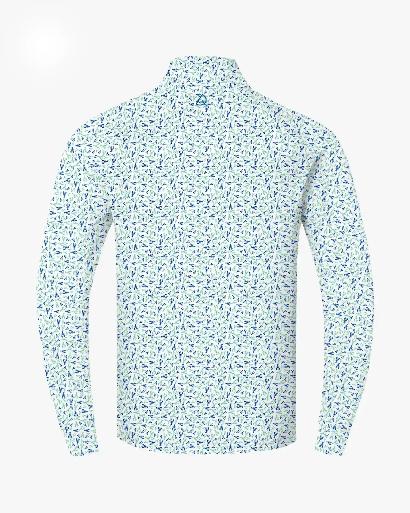 Crawfish Boil Harbor Blue Quarter Zip - Deolax