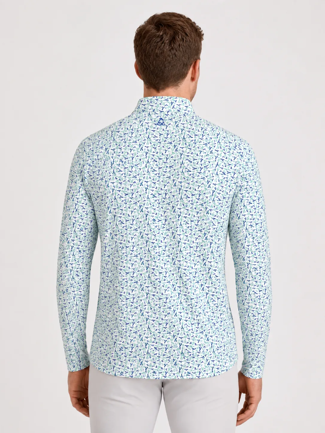 Crawfish Boil Quarter Zip - Harbor Blue