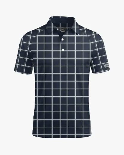 Dark Tartan Polo - Deolax