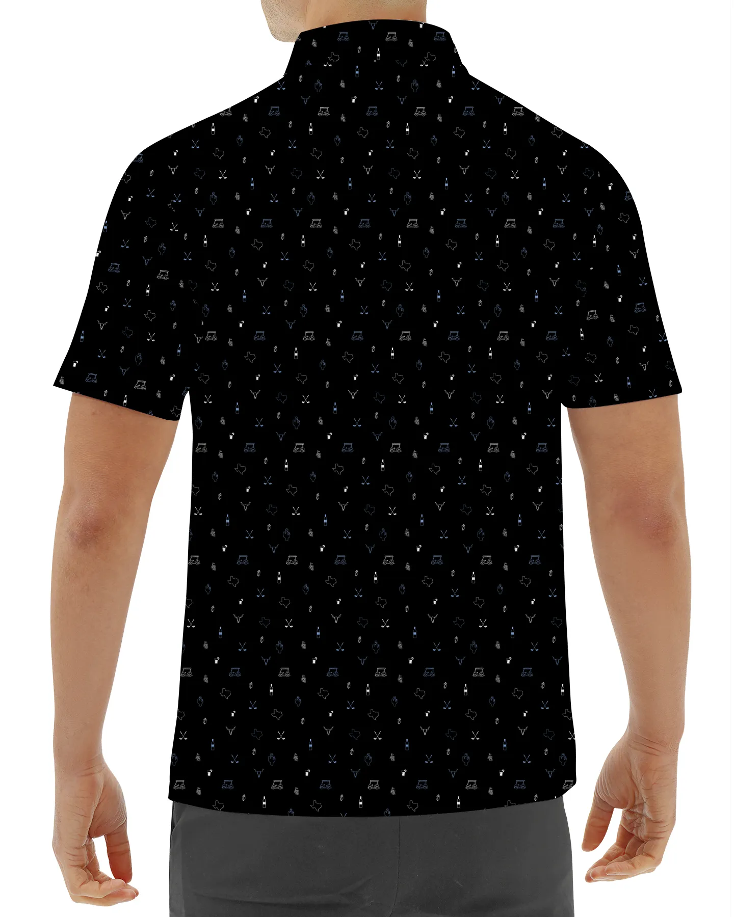 Desert Night Polo - Blue