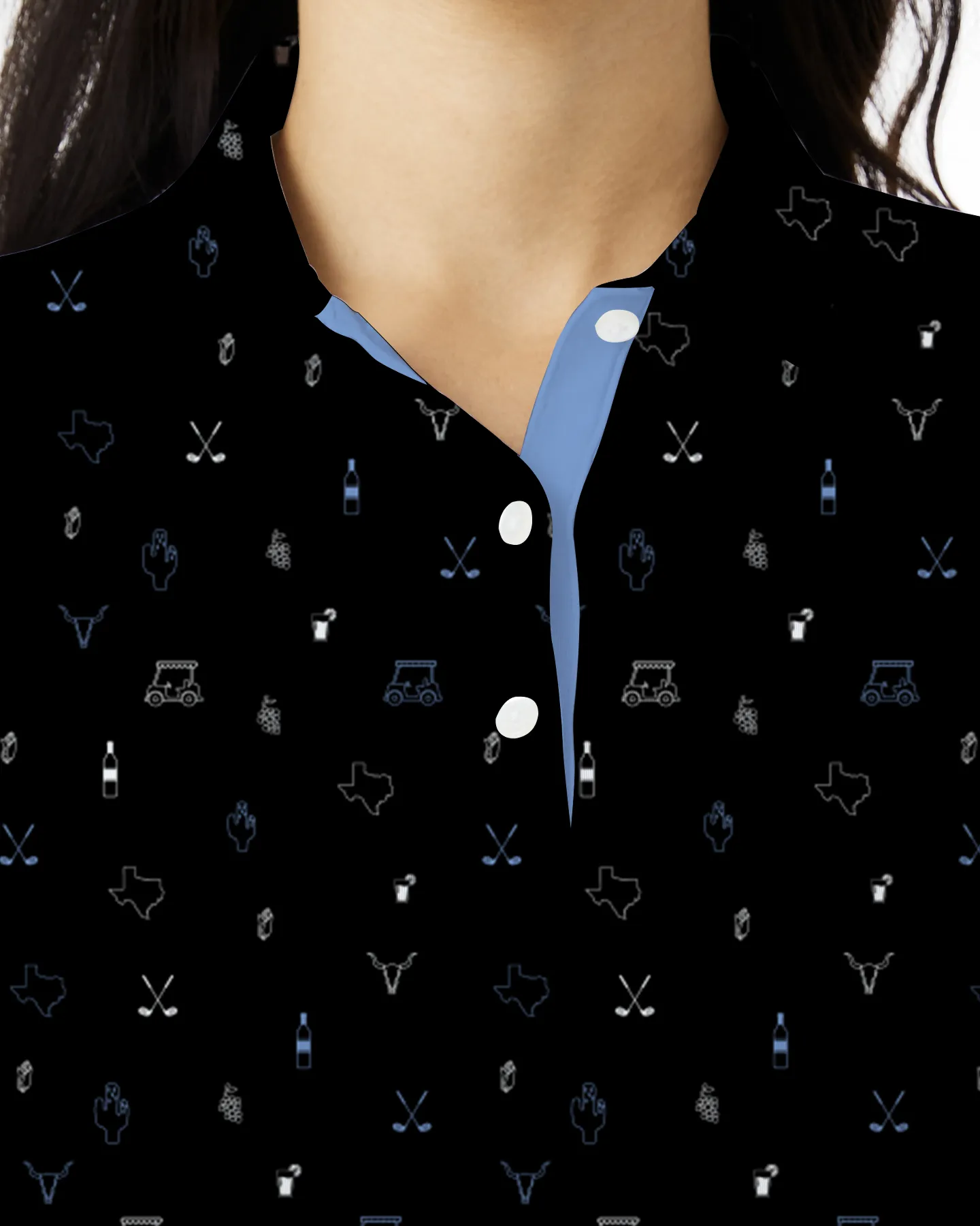 Desert Night Womens Polo - Deolax