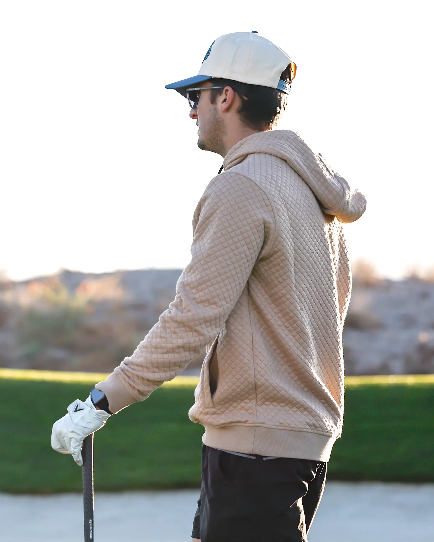 Diamond Quilted Hoodie