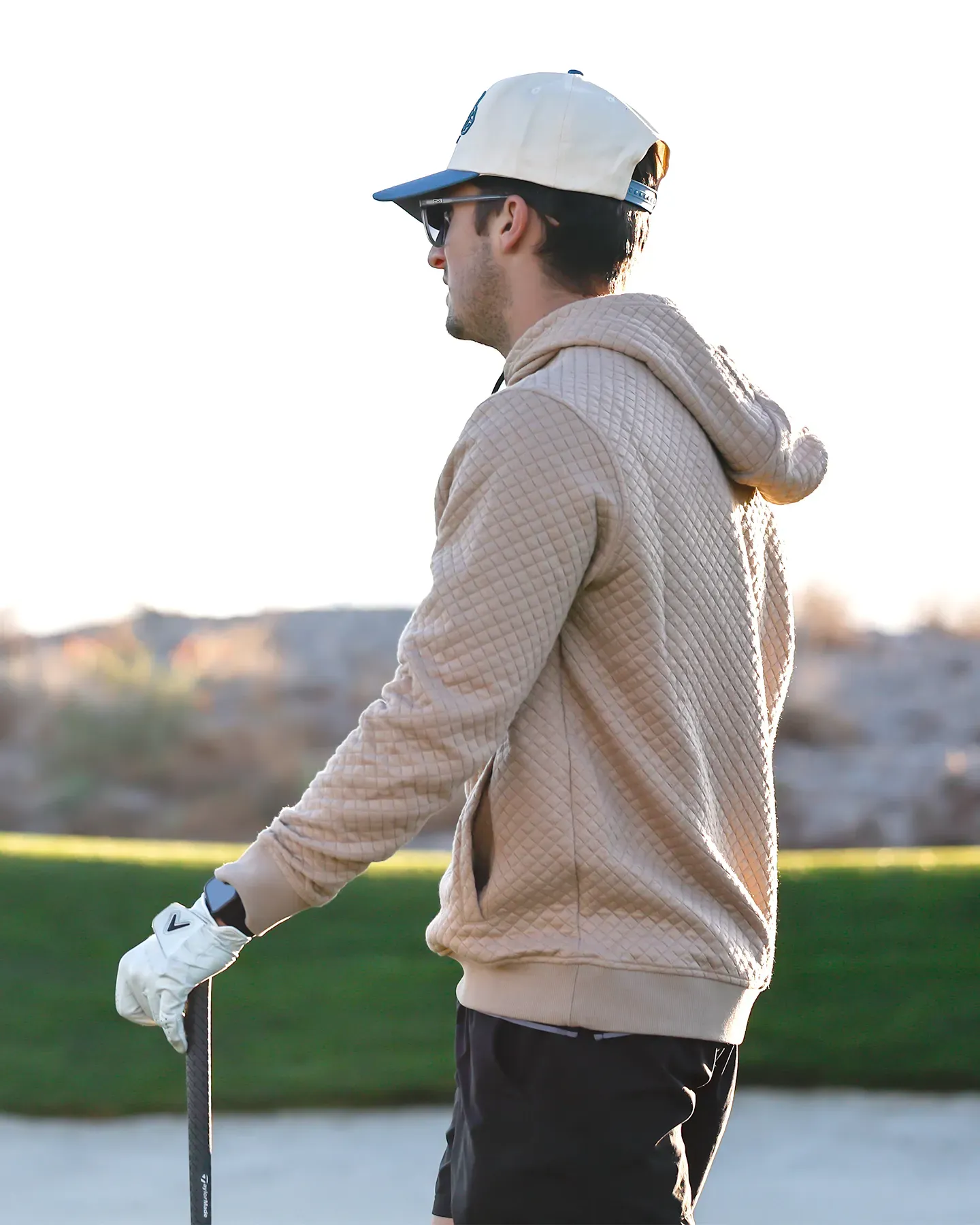 Diamond Quilted Hoodie