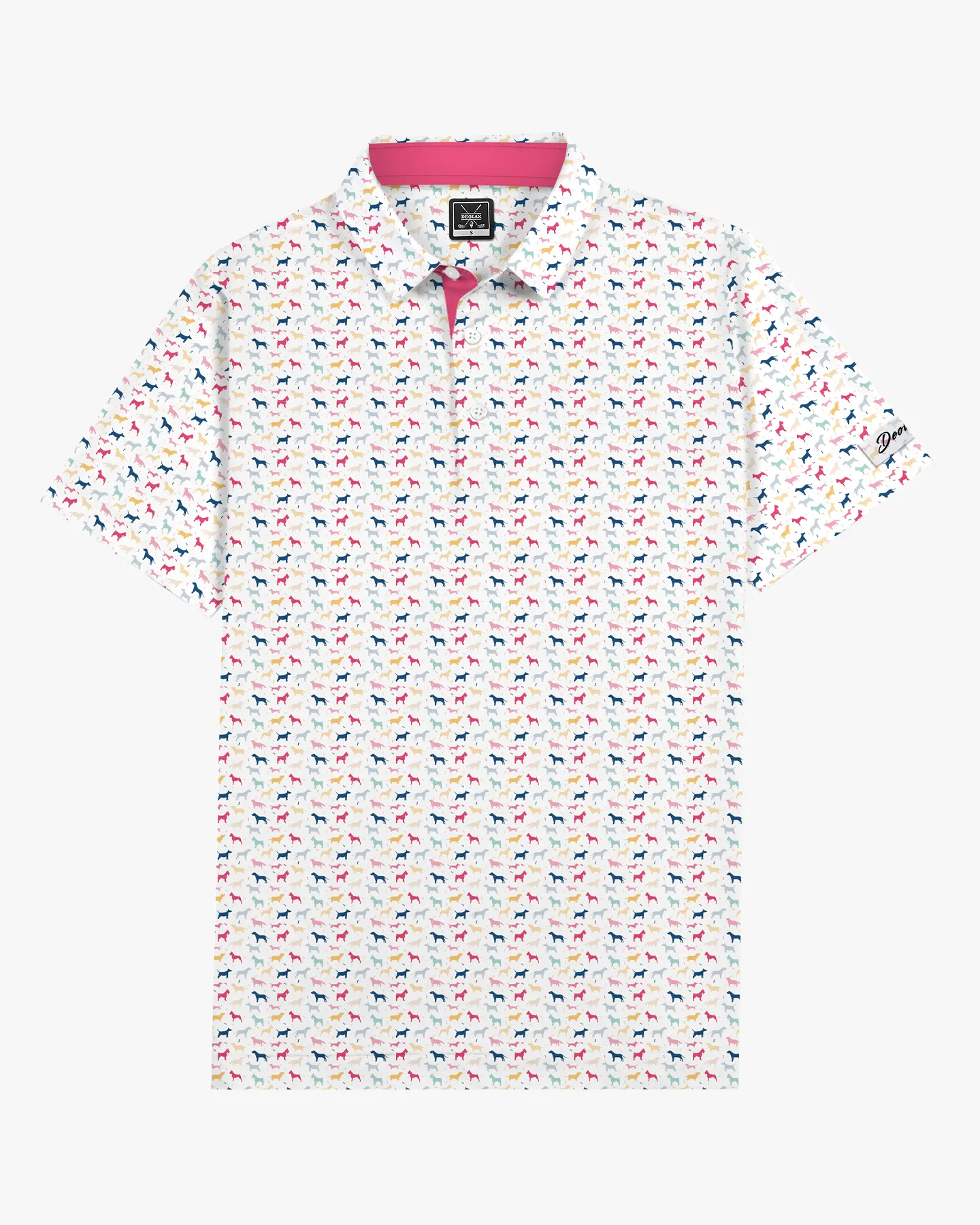 Dog Print Polo  - Deolax