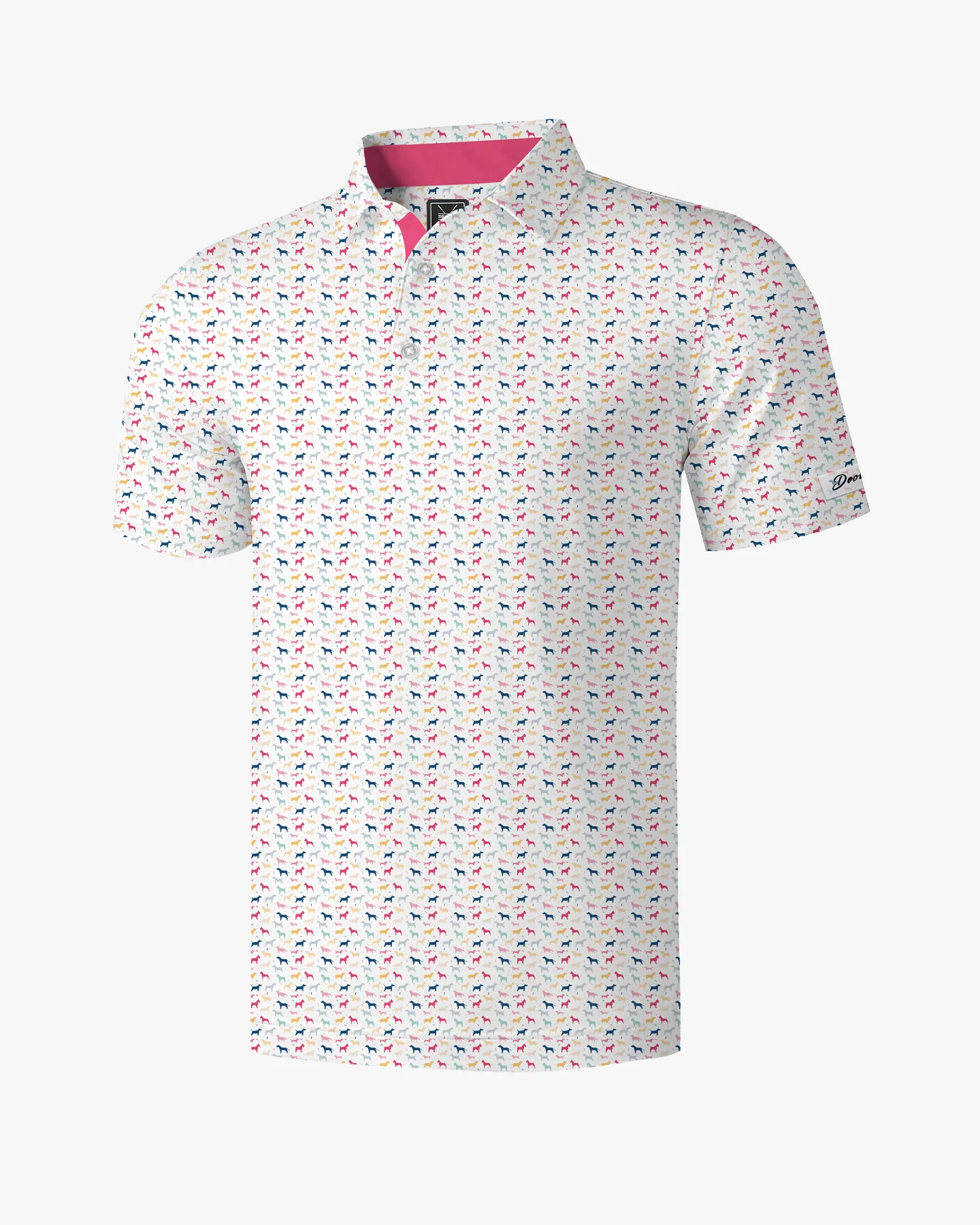 Dog Print Polo  - Deolax