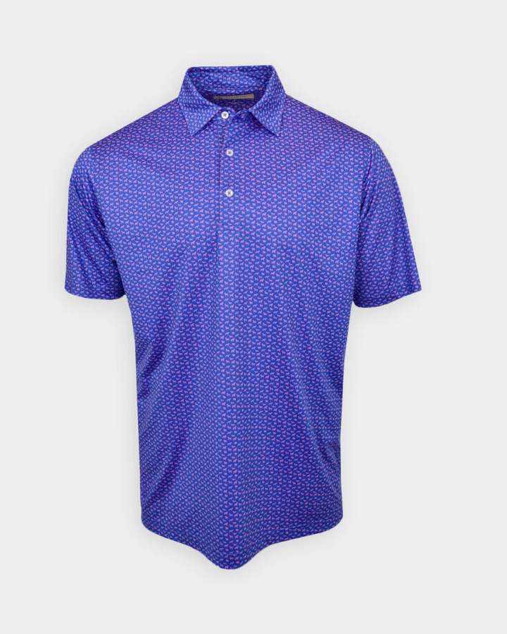Donaldross Dog Print Polo