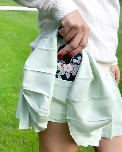 Double Down Skort - Mint Green