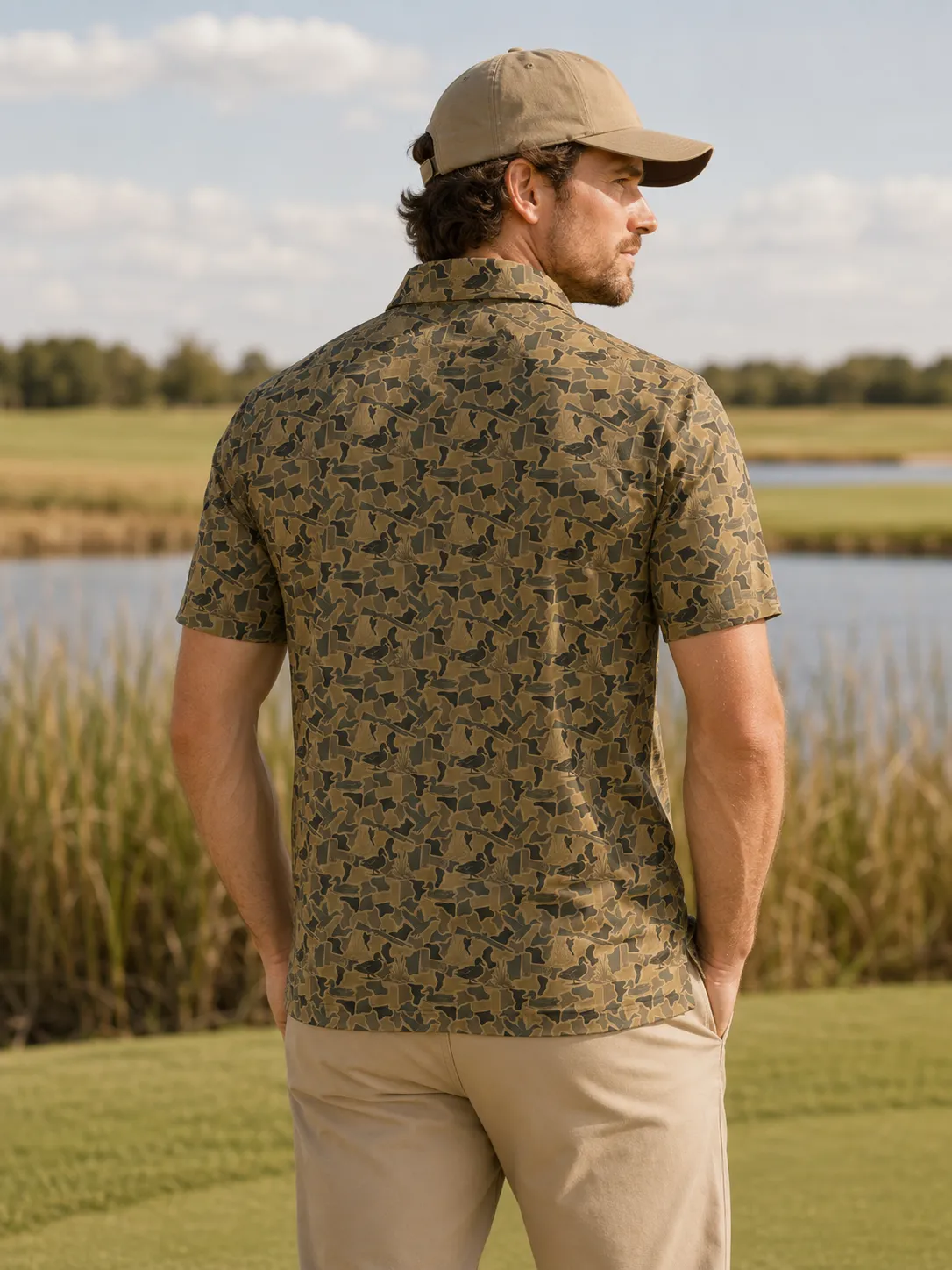 Duck Camp Camo Polo