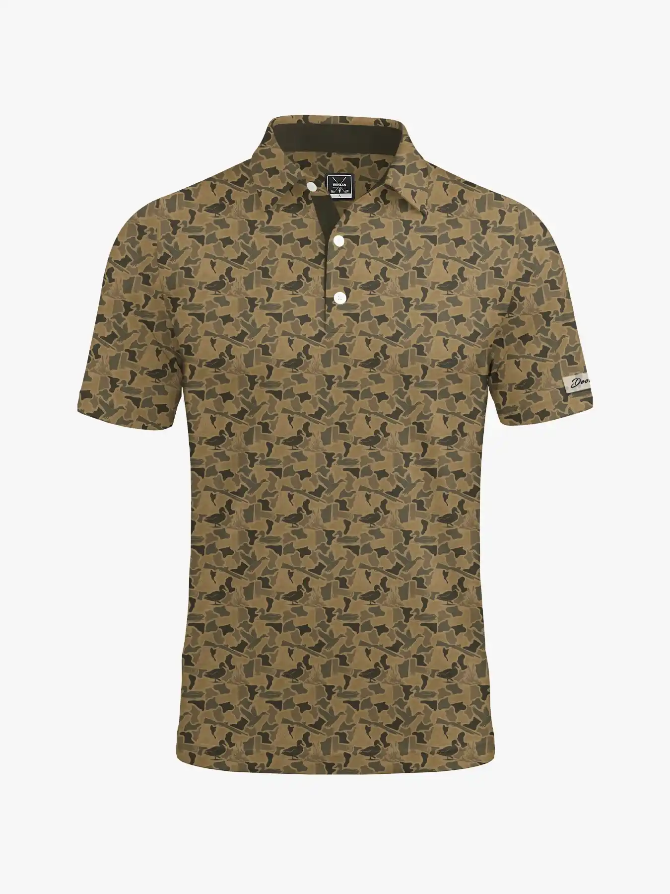 Duck Camp Camo Hunting Polo - Deolax